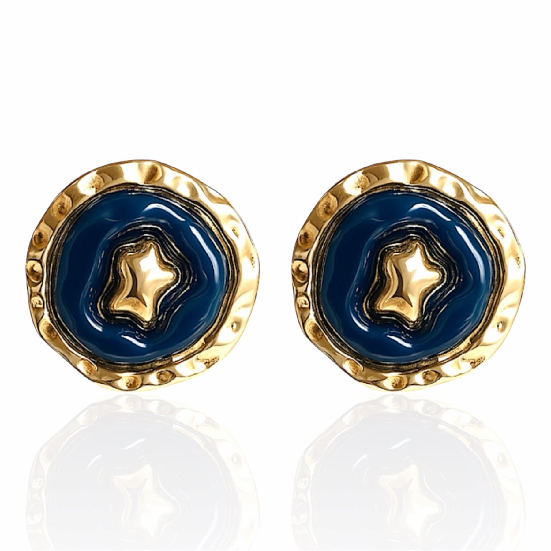 Brinco Resina Dourado