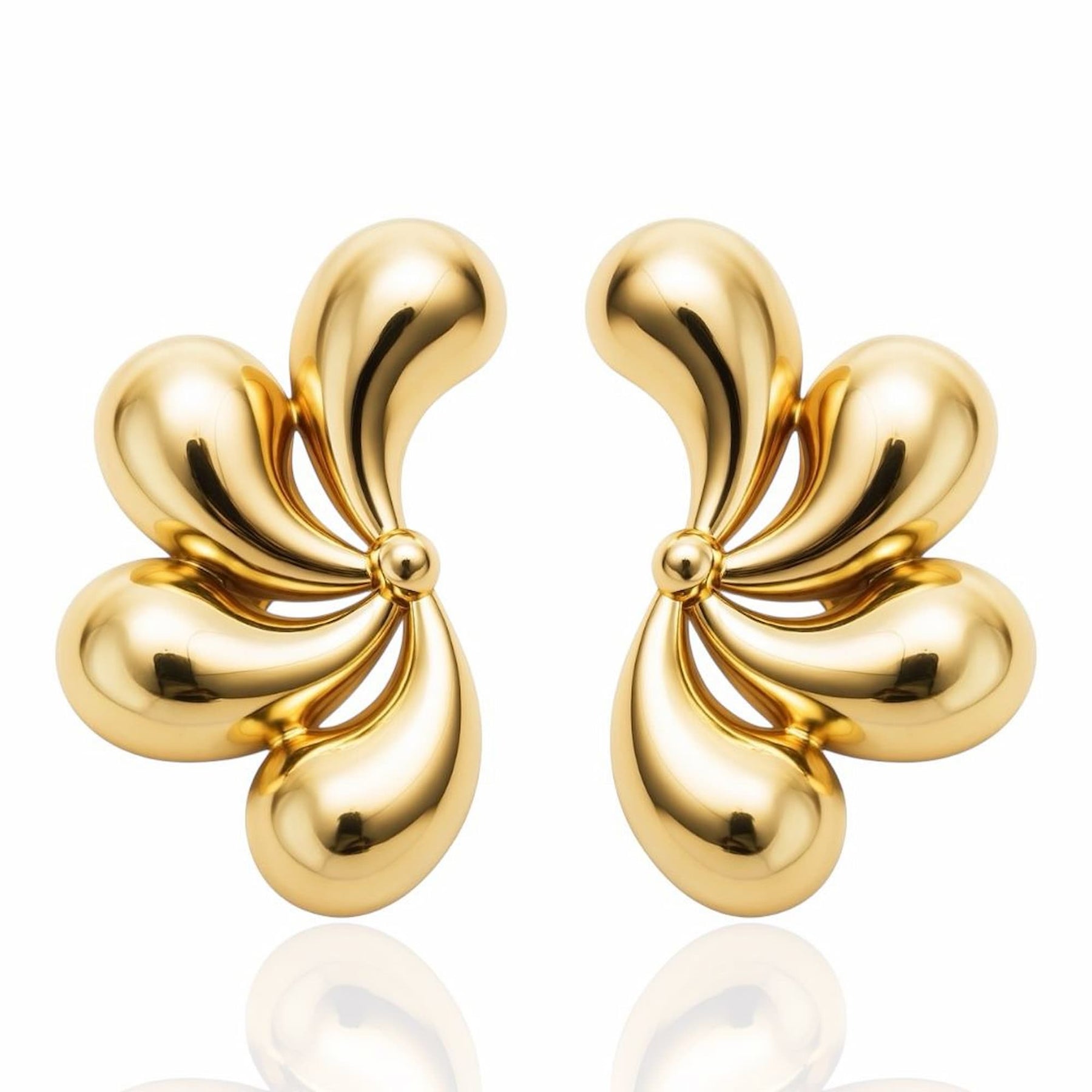 Brinco Tendência Gotas Lisa