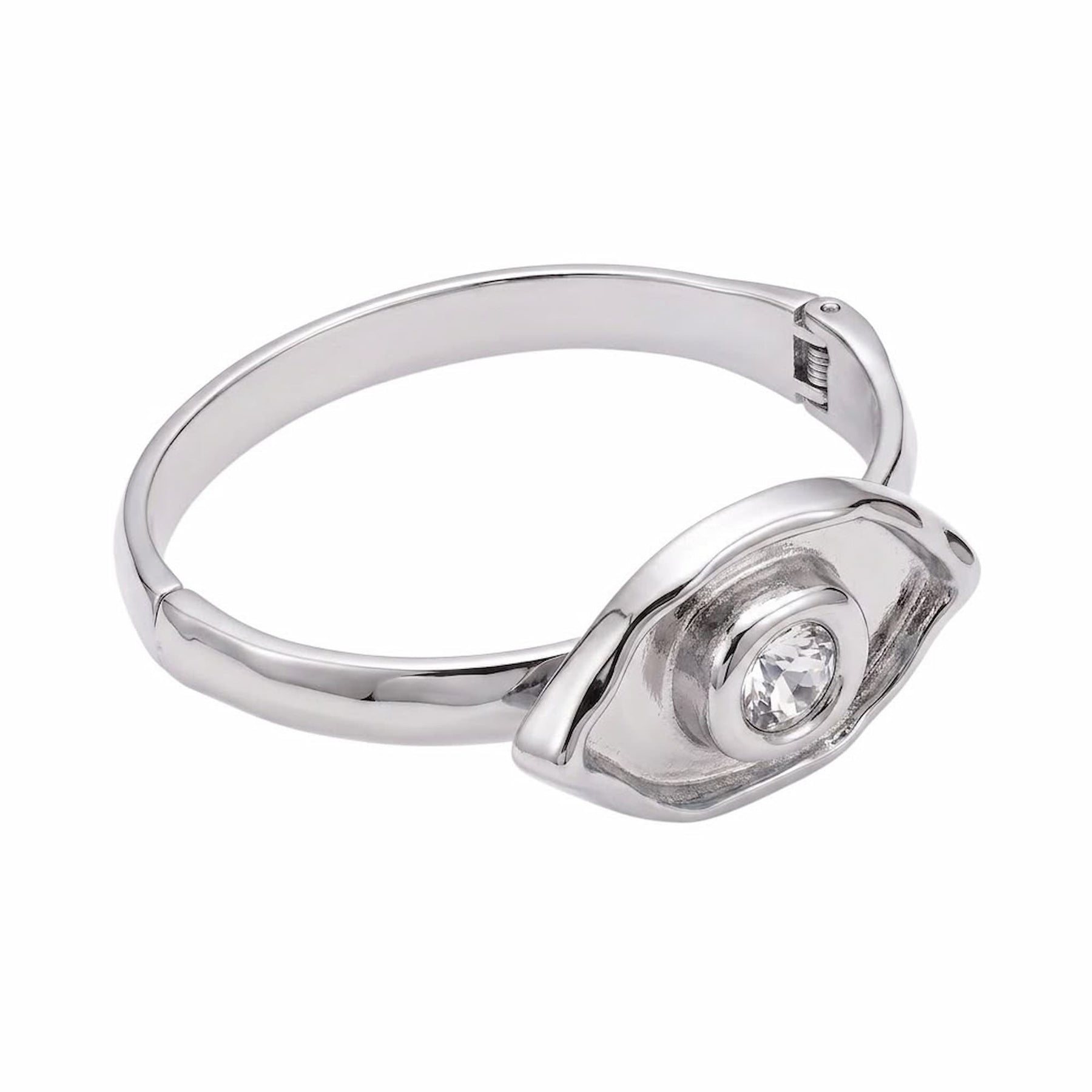 Bracelete Olho Navete com Ponto de Luz em Zircônia