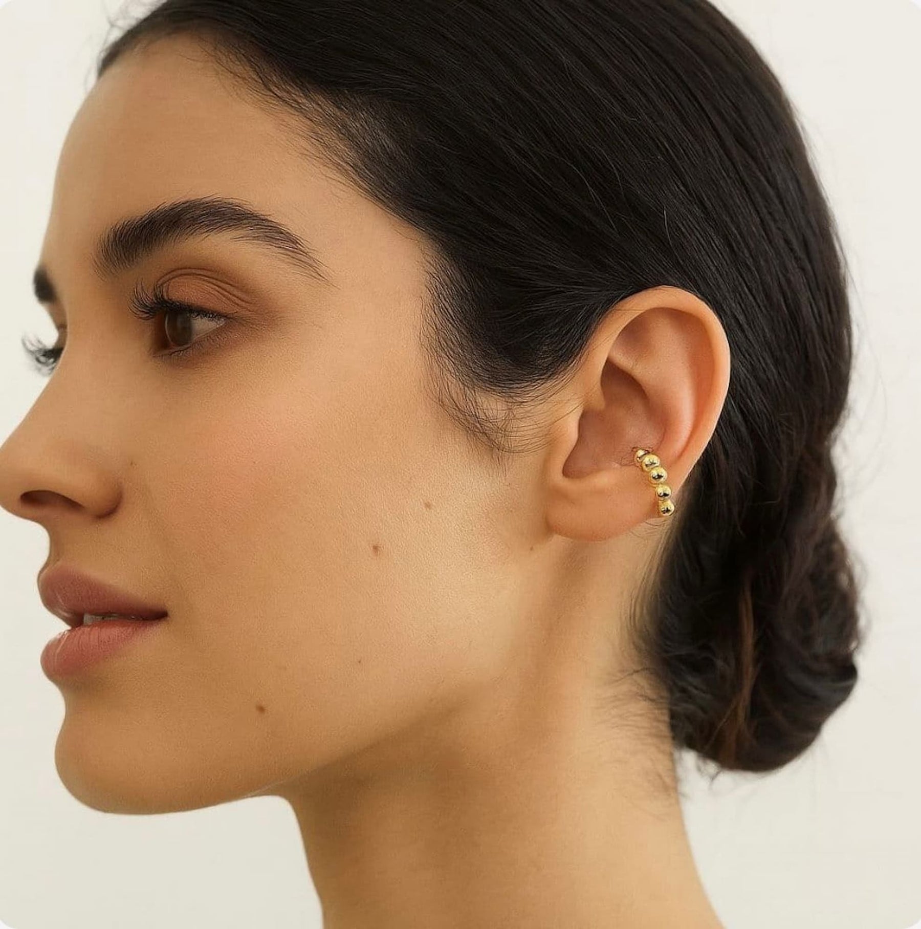 Brinco Piercing Fake Dourado