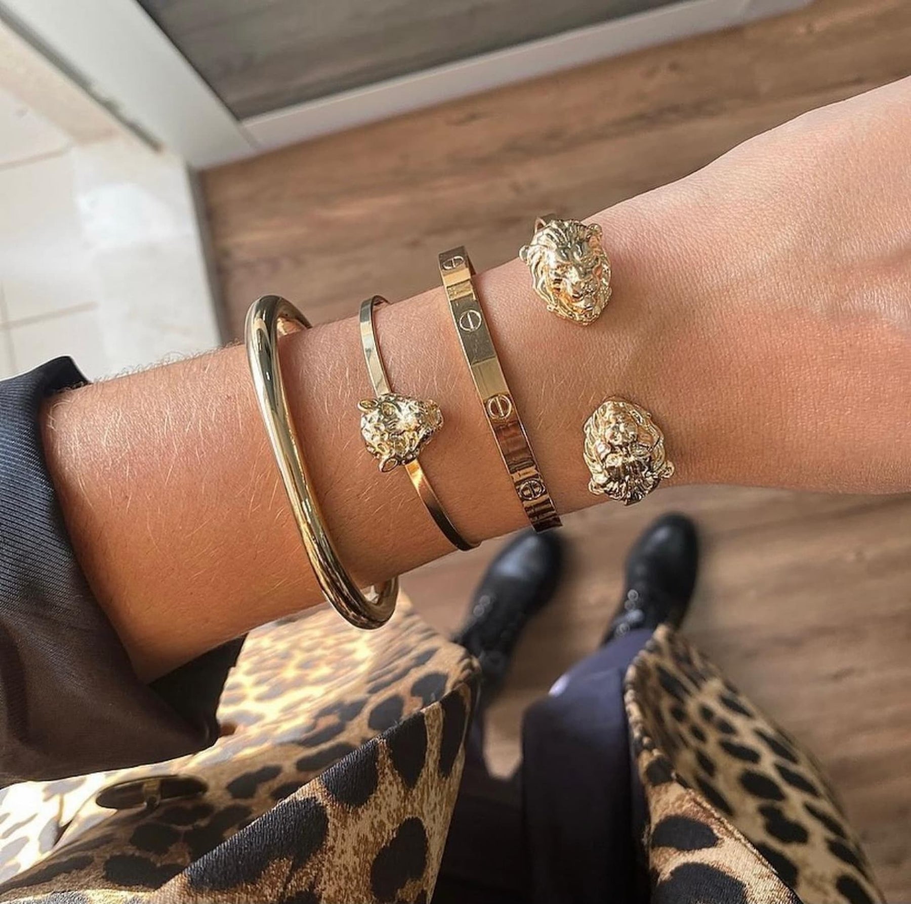 Bracelete Aço Inoxidável Articulável