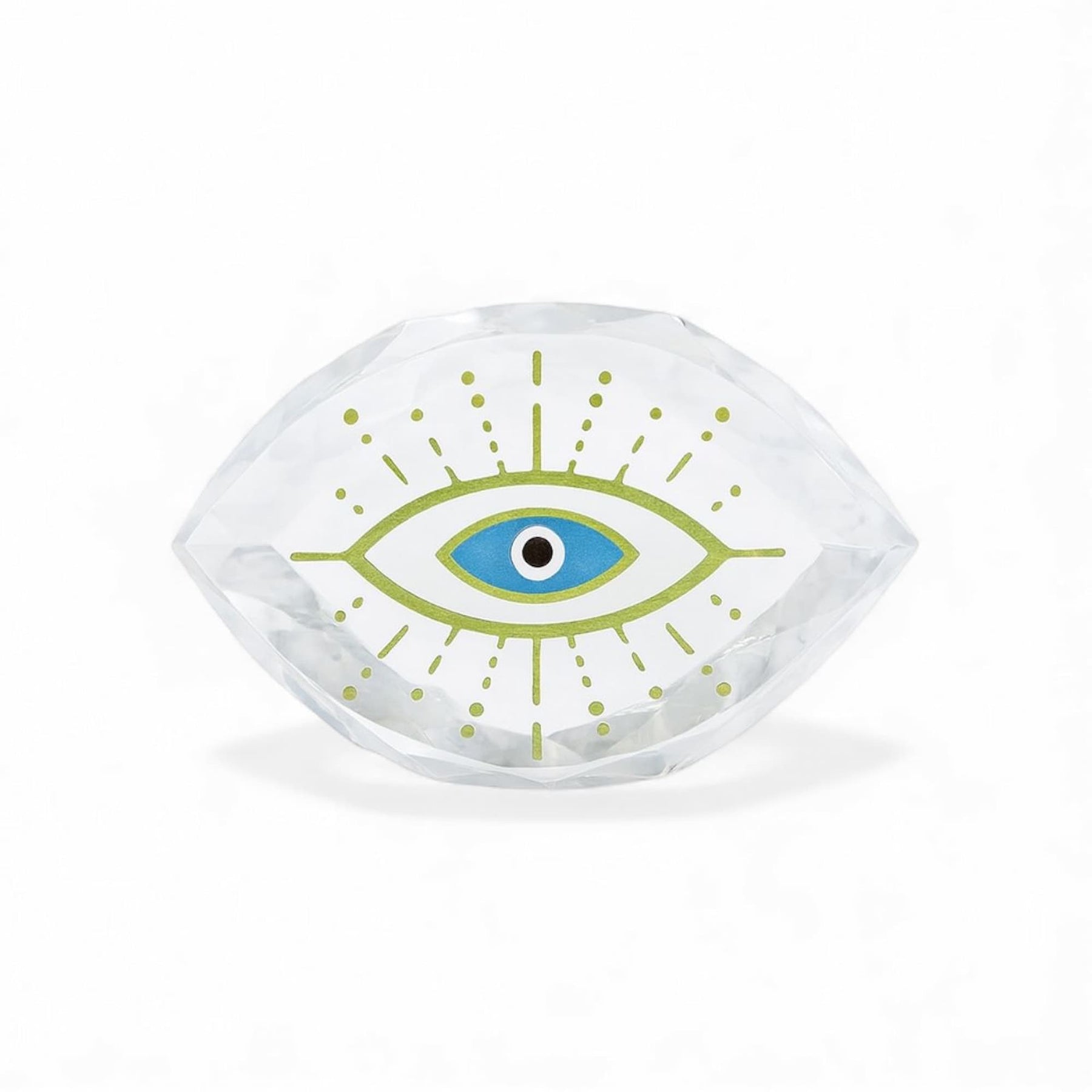 Presilha para Cabelo de Olho Grego em Acrílico