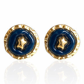 Brinco Resina Dourado