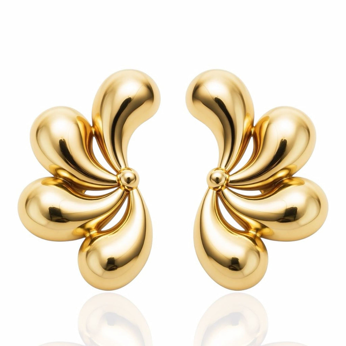 Brinco Tendência Gotas Lisa