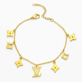 Pulseira Aço Inoxidável Inspired com Pingentes