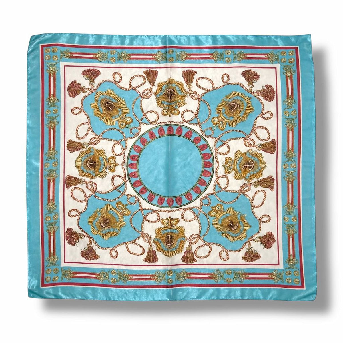 Lenço de Cetim Estampado 90x90cm