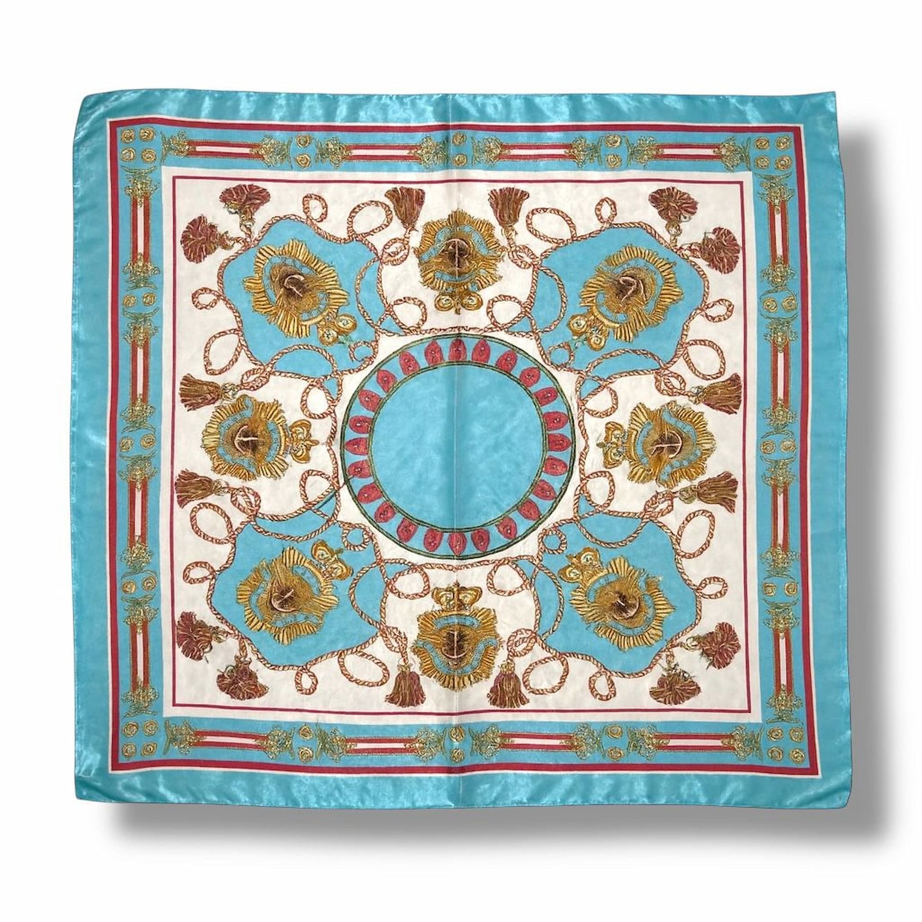 Lenço de Cetim Estampado 90x90cm