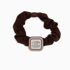 Scrunchies de cabelo Inspiração Cravejada Zircônia