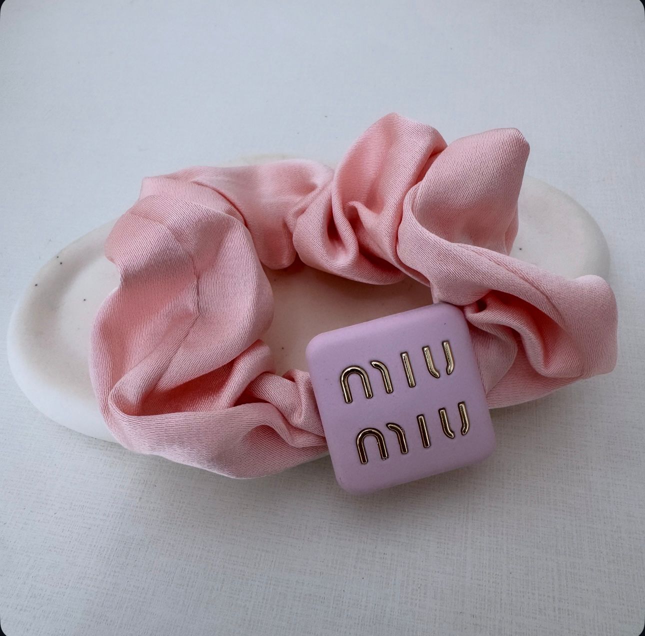 Scrunchies de cabelo Inspiração