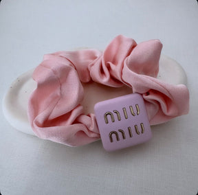 Scrunchies de cabelo Inspiração