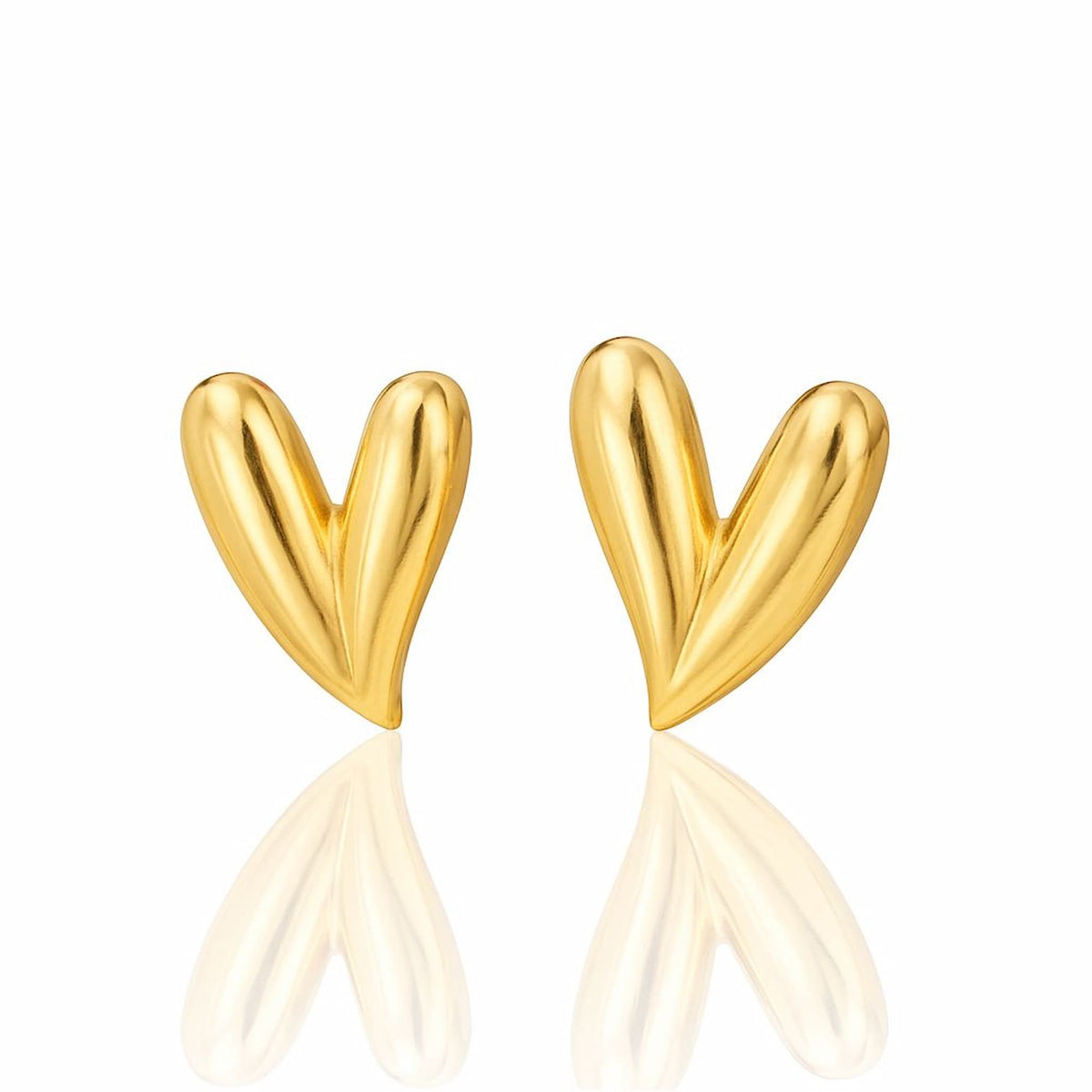 Brinco Coração Dourado