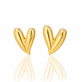 Brinco Coração Dourado