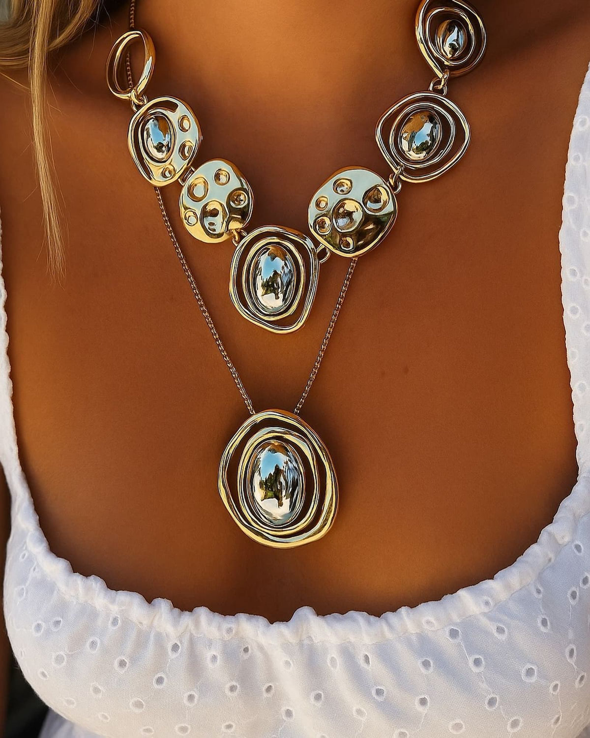 Colar Maximalista Dourado