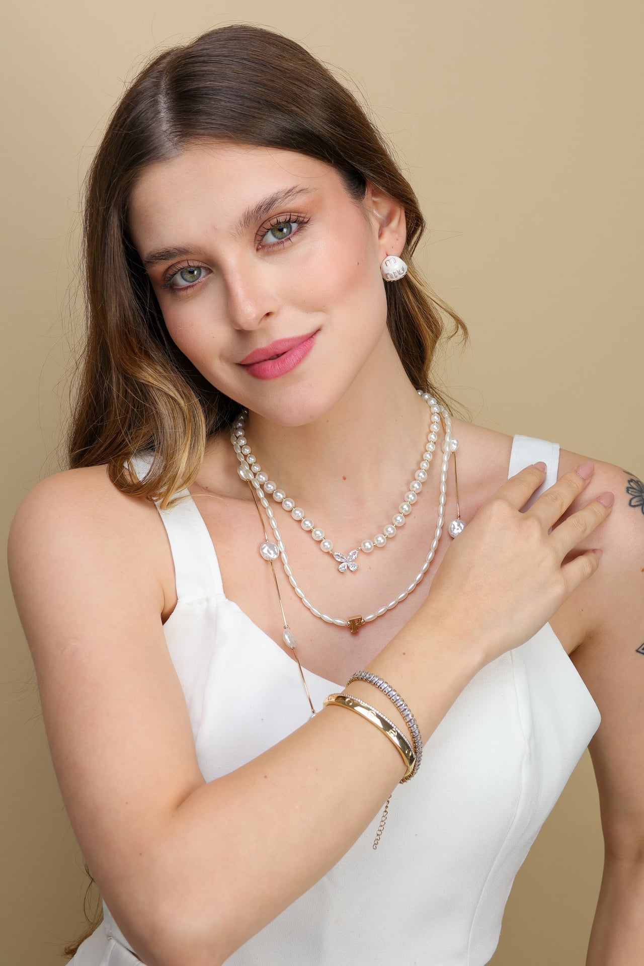 Pulseira Riviera Clássica com Zircônia Baguete