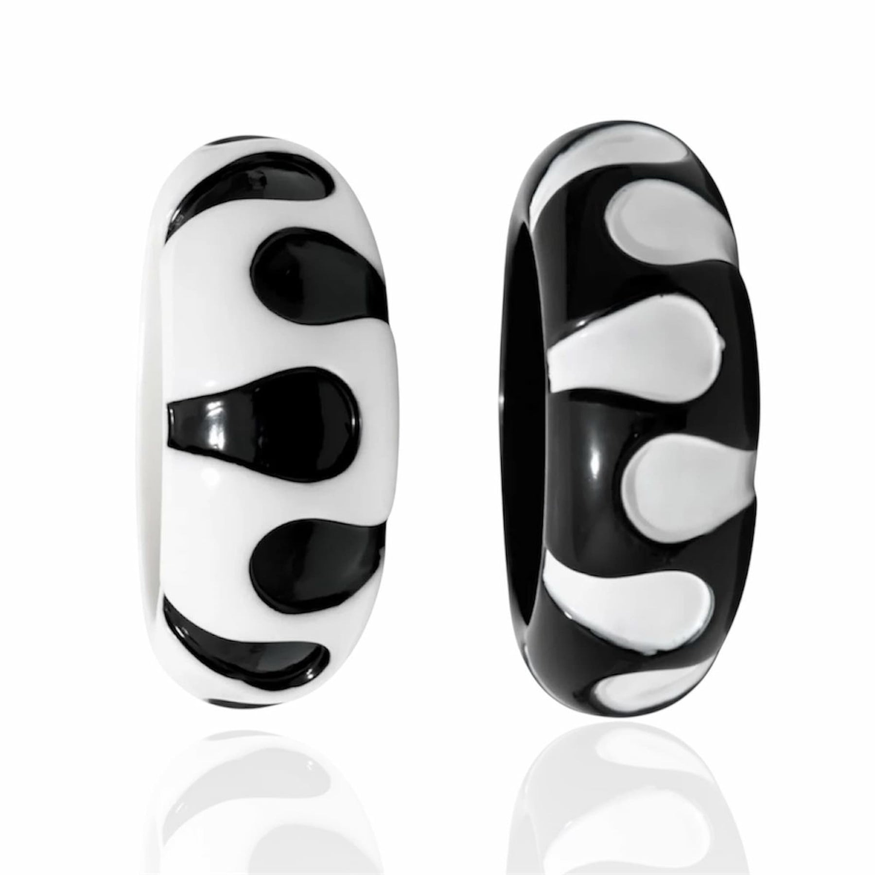 Kit 2 Braceletes em Resina Resistente com Estampa Inspiração