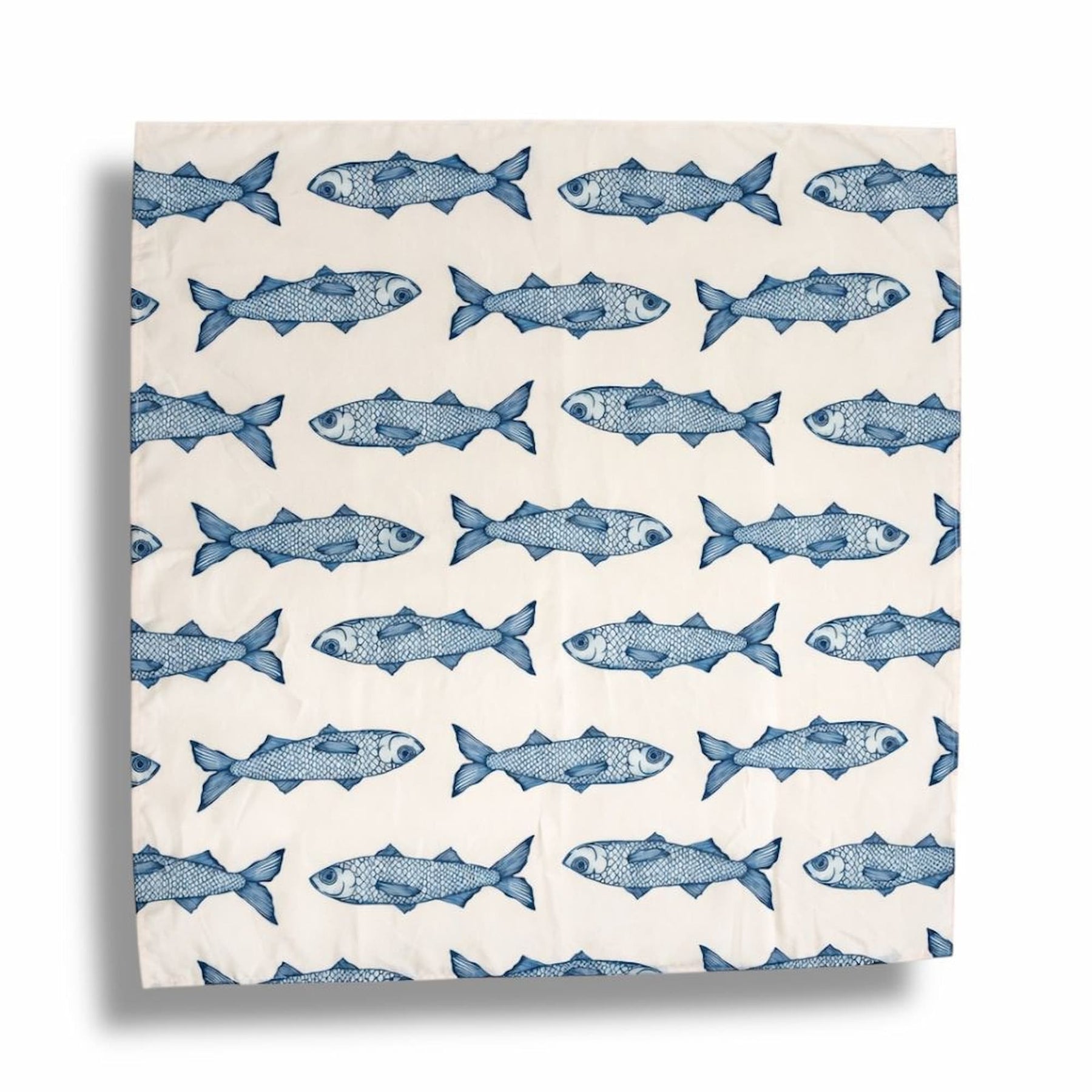 Lenço de Peixe Sardinha Azul