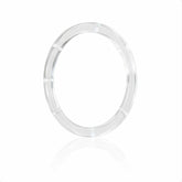 Bracelete Acrílico Transparente Redondo