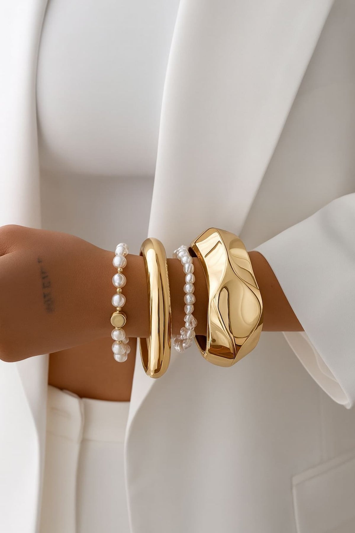 Bracelete Aro Liso Dourado