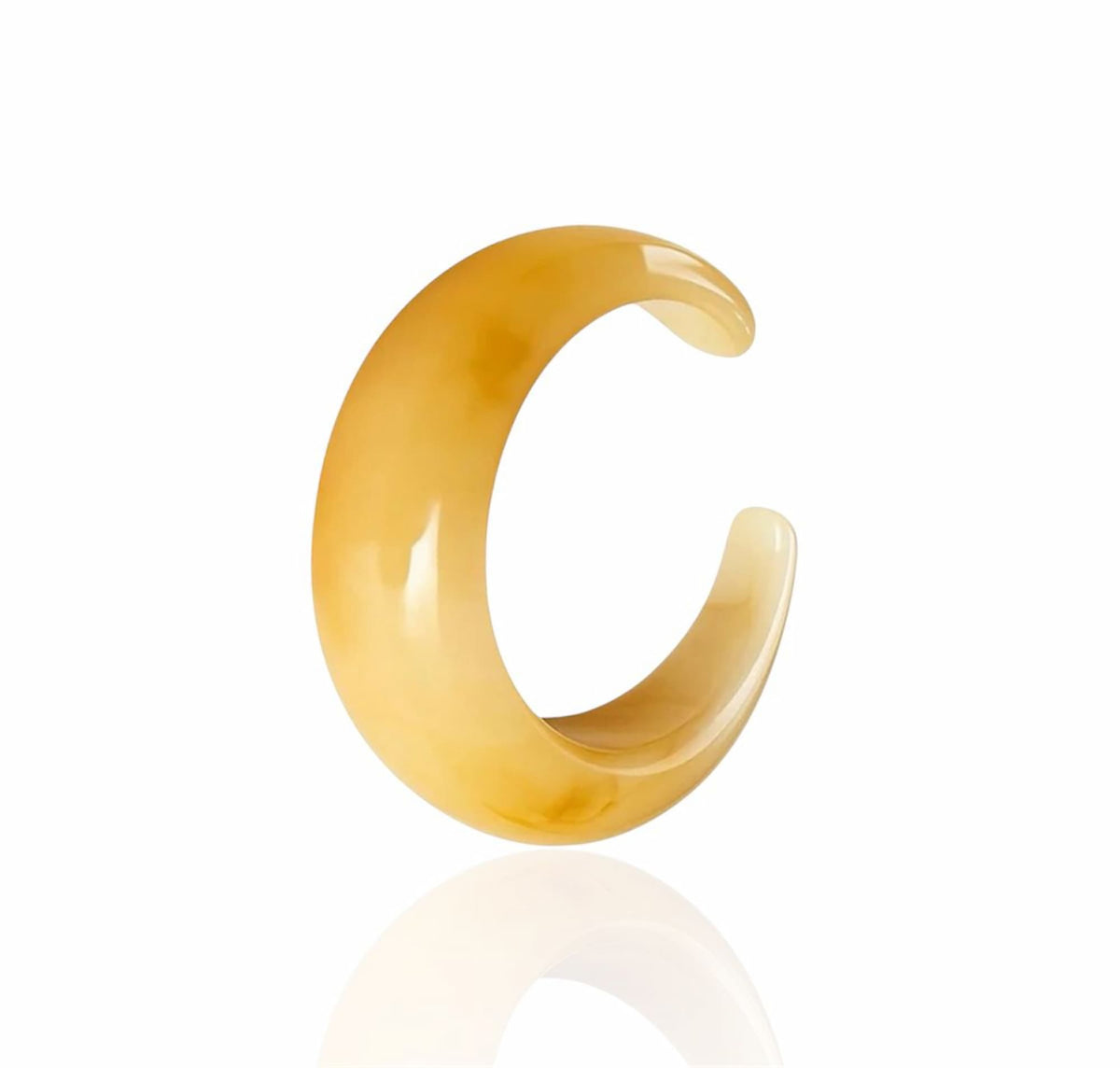 Bracelete Acrílico Bege