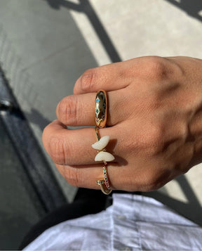 Anel Prego Cravejado Zircônias