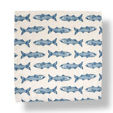 Lenço de Peixe Sardinha Azul