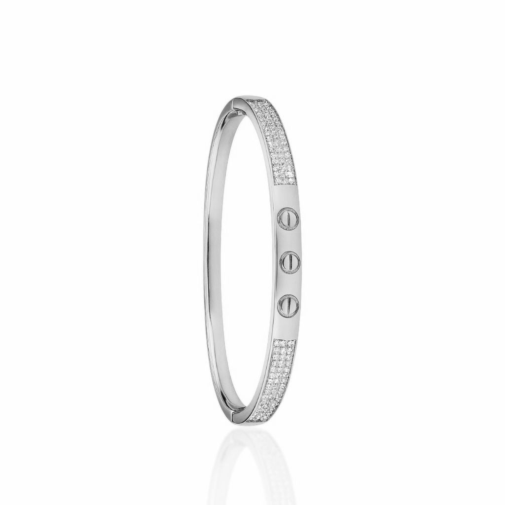 Bracelete Articulável Cravejado Cristal