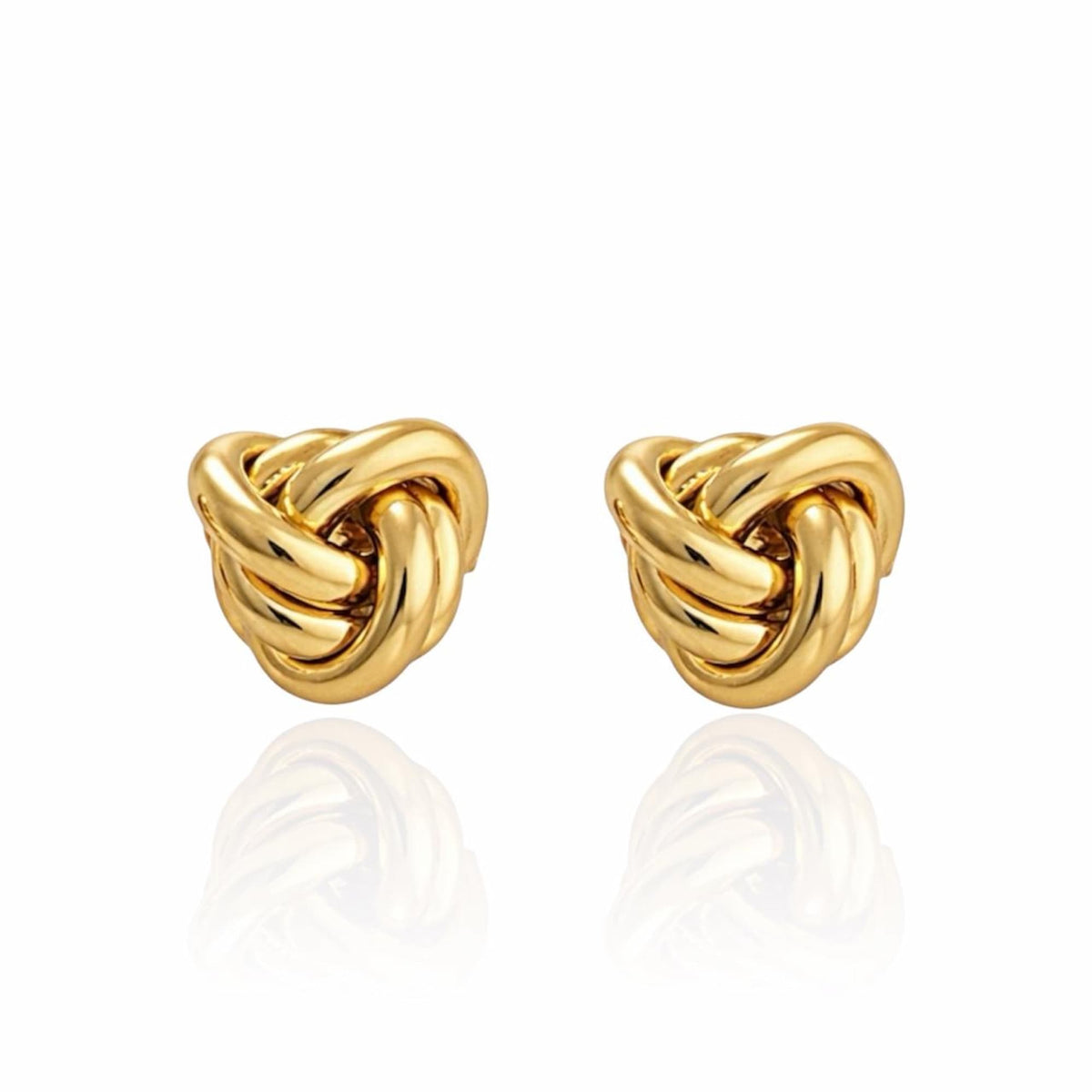 Brinco de Nó Entrelaçado Geométrico