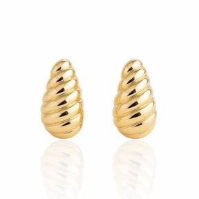 Brinco Gota Texturizado Reto