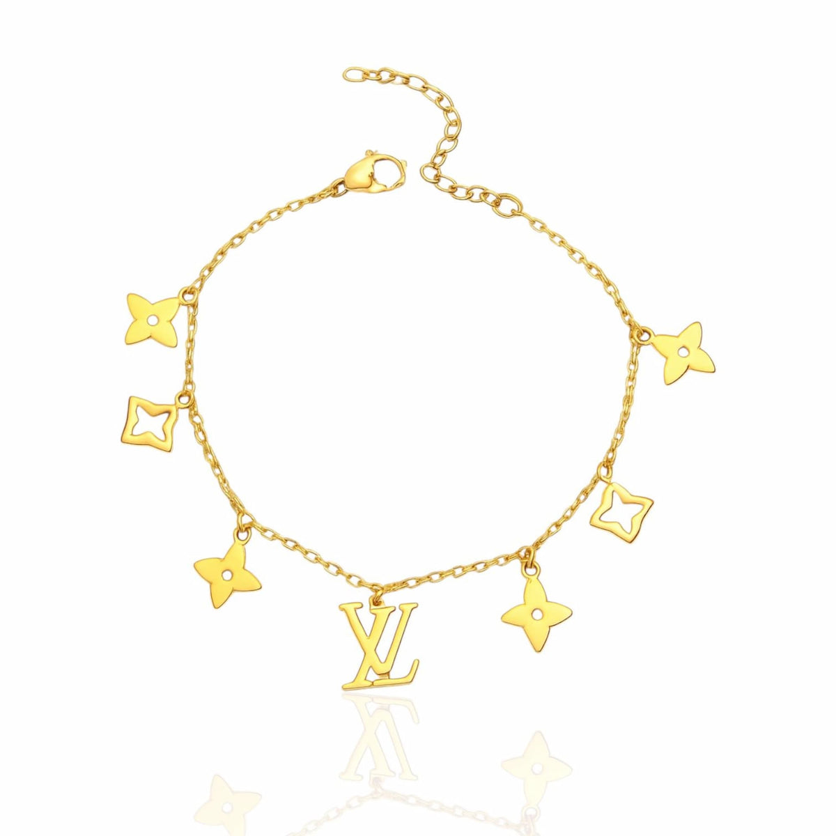 Pulseira Aço Inoxidável Inspired com Pingentes