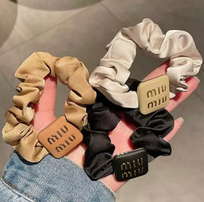 Scrunchies de cabelo Inspiração